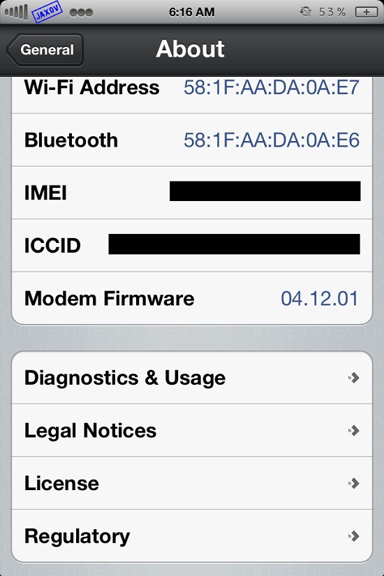 iphone 4s imei find